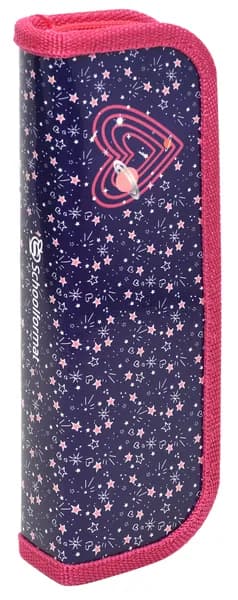 Пенал Schoolformat HEARTS AND STARS, 1 секция, маленький, 190 х 65