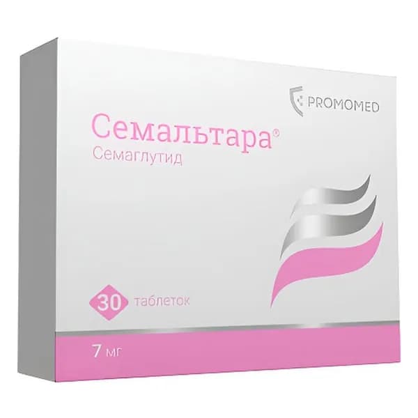 Семальтара, таблетки 7 мг, 30 шт.
