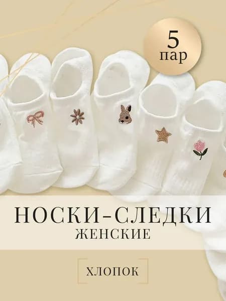Носки женские, 5 пар
