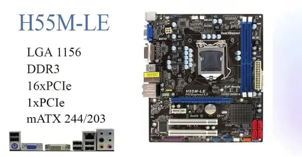 H55/Socket LGA 1156/1156/ Процессор LGA1156/Socket1156, LGA 1156, DDR3, Материнская плата