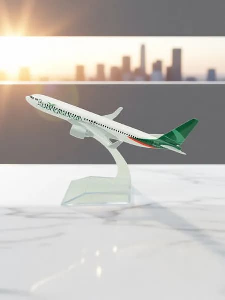 Модель самолета металлическая Boeing B737-800 Biman Bangladesh Airlines16cm 1:400