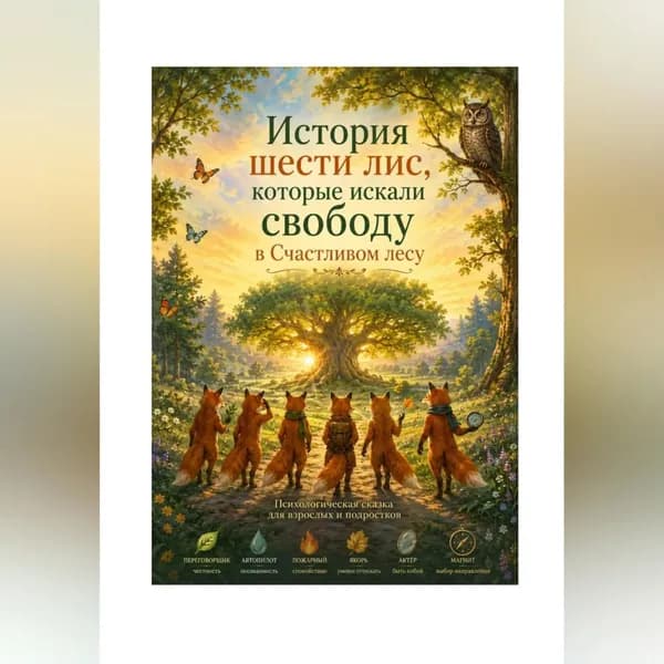 История шести лис, которые искали свободу в Счастливом лесу. | Алина Дорожко | Электронная аудиокнига