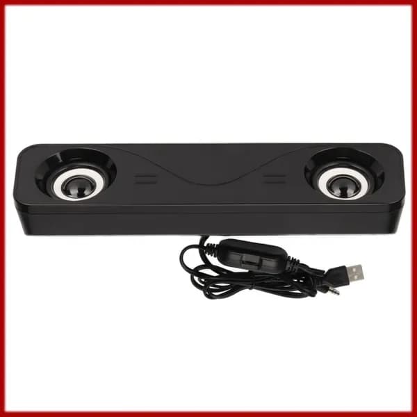 Портативные Динамики USB, Стерео Аудиоколонки, Идеальны для ПК и Ноутбуков