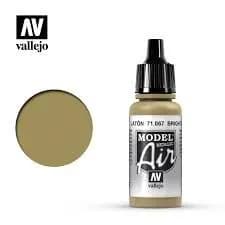 Краска для аэрографа 71067 Model Air - Bright Brass Vallejo 71067