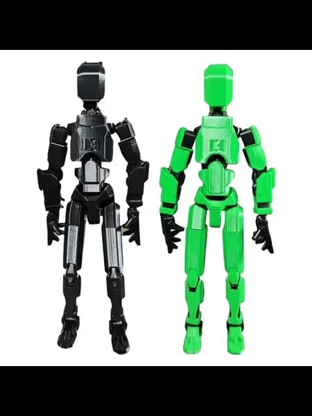 Action Figure Dummy 13 3D Movable мультисуставный черный зел