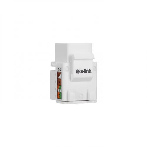 S-LINK SL-KS60, UTP, CAT6, Keystone Jack 3U, 90 градусов