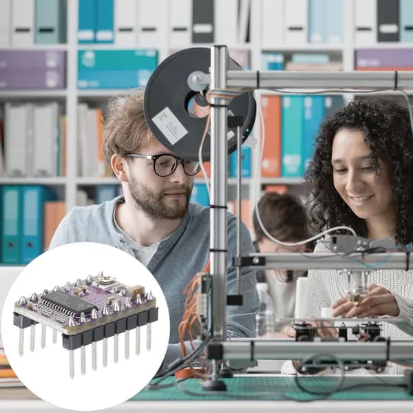 Модуль драйвера шагового двигателя drv8825 с радиатором для 3d-принтеров reprap ramps 1.4