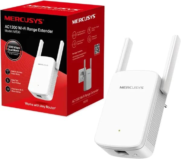 Mercusys ME30 Усилитель WiFi 1200 Мбит/с