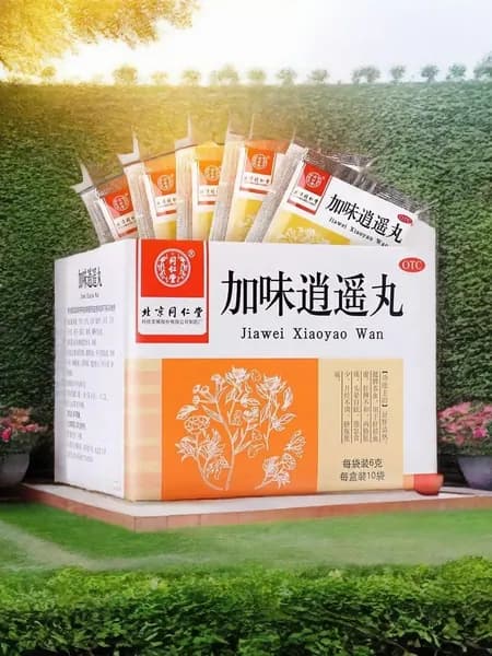 Цзя Вэй Сяо Яо Вань,. по 6г, Jiawei Xiaoyao Wan очищает печень от жара