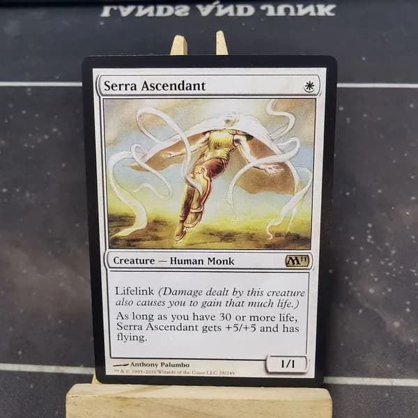 Serra Ascendant Secret Lair Foil #1125 Iconic Masters Foil #31 3D Голограмма Фольг/Holo/Эксклюзив MTG Ангельская мощь для колоды