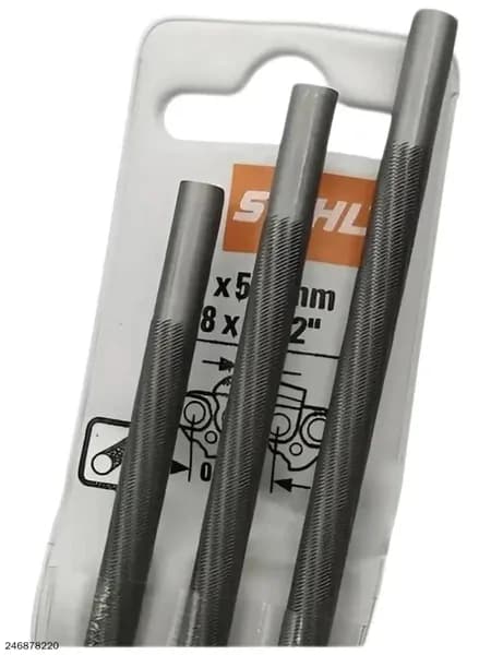 Напильник для заточки цепи бензопилы 4 мм, 3 шт. STIHL