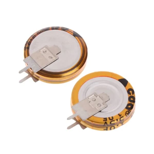 2 шт. Универсальный суперконденсатор 5.5V 1.0F, Желтый