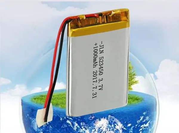 Аккумулятор Li-Pol 523450 (батарея) 5*34*50мм 2pin 3.7V/1000mAh