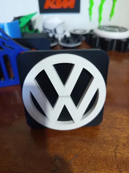 заглушка на квадрат фаркопа 50мм Volkswagen