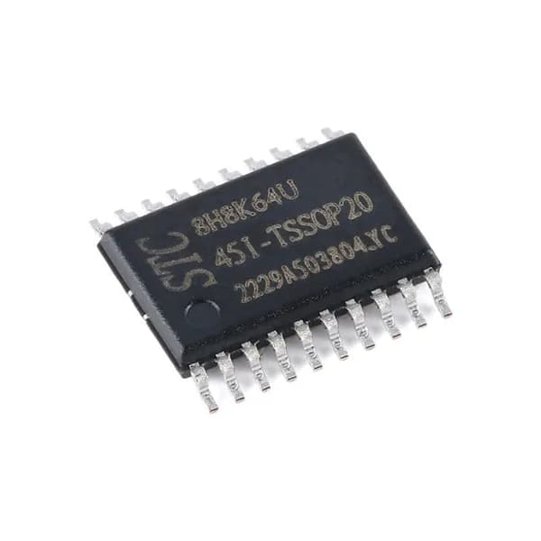 1 штука микропроцессора STC8H8K64U-45I-TSSOP20 1T 8051, однокристальный микрокомпьютерный чип