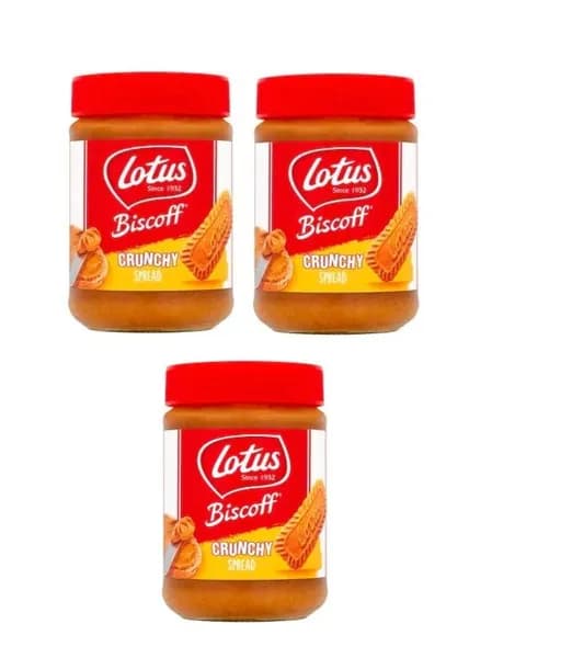 Крем-паста из печенья Lotus Biscoff Crunchy 3 ШТ