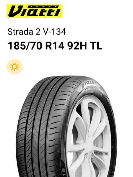 Шины летние 185 70 R14 92H TL Strada 2 V-134