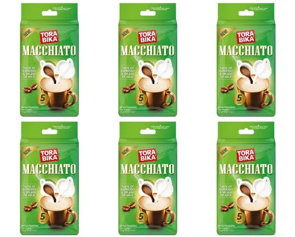 Torabika Напиток кофейный Macchiato, 5 пак по 24 г, 6 уп