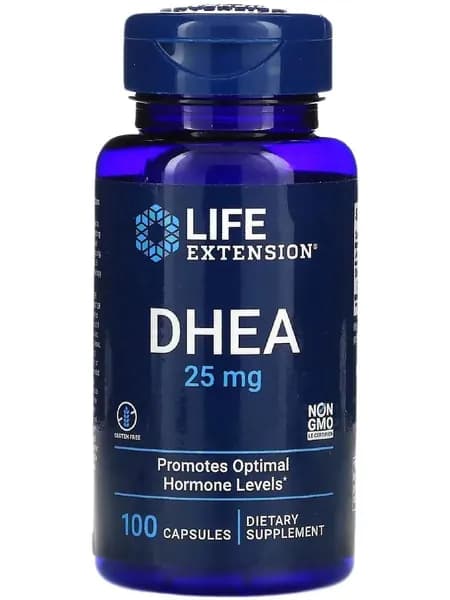 ДГЭА (дегидроэпиандростерон) Life Extension DHEA 25 мг 100 капсул