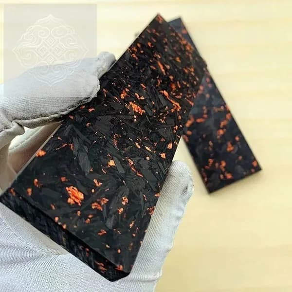 1 кусок накладки из углеродного волокна для держателя инструмента, 135*40*1 мм