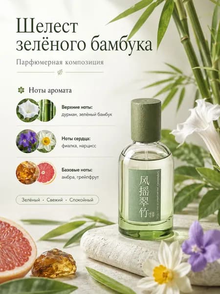 Туалетная вода Парфюм унисекс: лёгкий натуральный стойкий аромат 50 мл