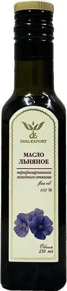 Масло льняное Dial Export, нерафинированное, 250 мл