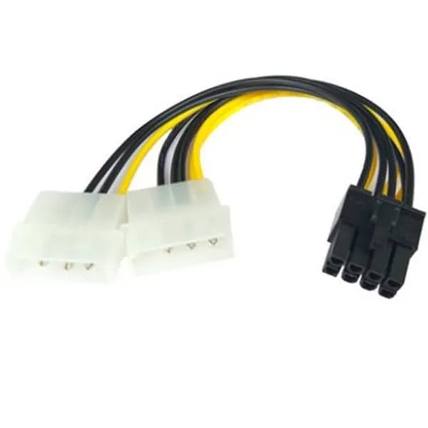 Адаптер PCIe 6+2 pin из двух molex
