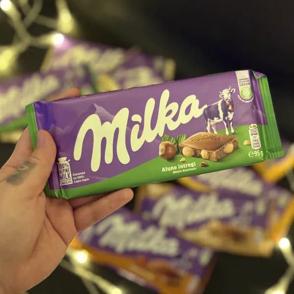 Шоколад плиточный Milka со вкусом фундука
