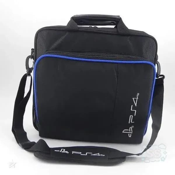 Черный чехолсумка MyPads, премиум, используемый для переноски Sony Playstation 4 Slim SS001