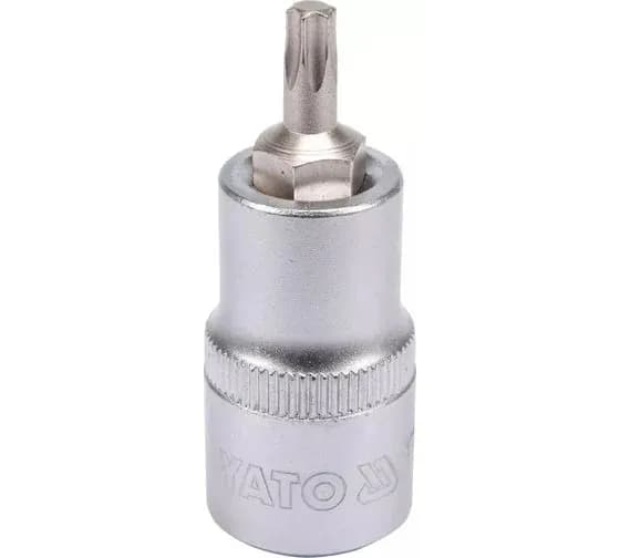 Головка торцовая со вставкой 1/2" TORX Т27 (12,7ммх55мм) YT-04312