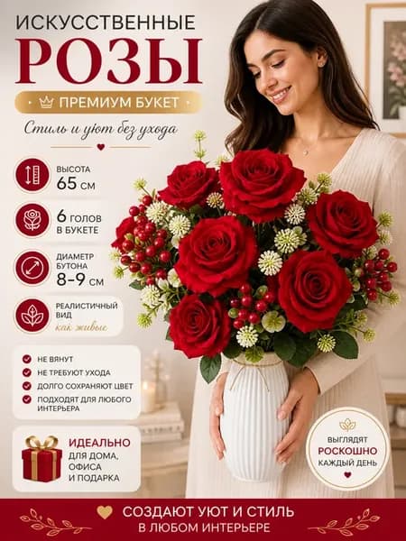 Искусственные розы