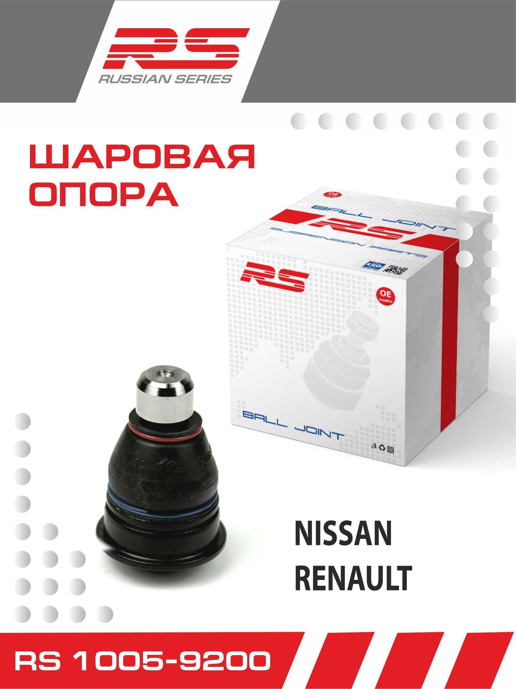 Шаровая опора RS левая правая NISSAN QASHQAI 06-14