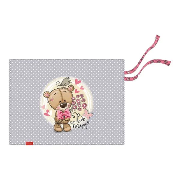Подкладка настольная текстильная ErichKrause Happy Bear, A3+