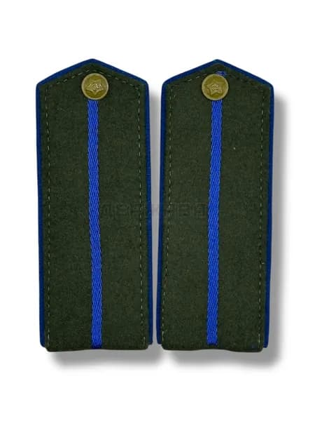 Погоны НКВД СССР полевые офицерские, 1 просвет, обр. 1943 г.