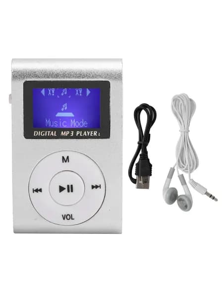 MP3-плеер без диска, серебристый
