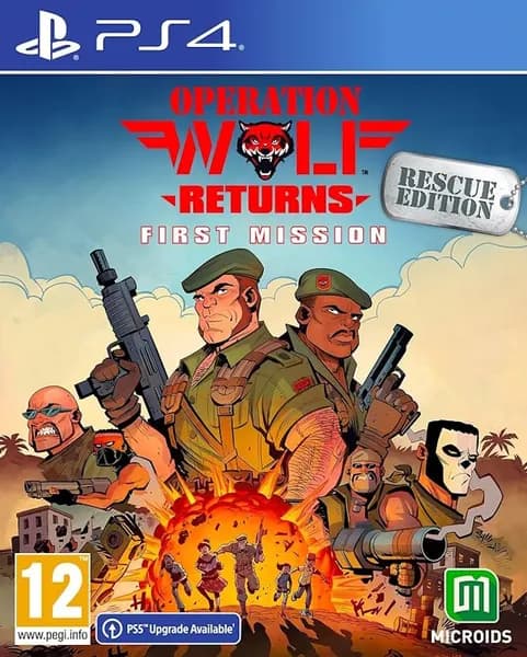 Игра Operation Wolf Returns First Mission PS4, PS5 Диск на PS 4 и PS 5