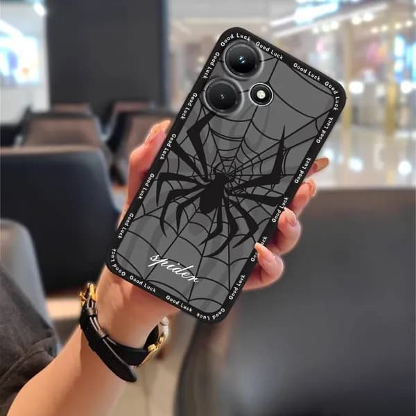 Чехол Lulumi для Infinix X669/Hot30i/X669D/C, защитный мягкий чехол, полностью облегающий телефон, противоударный, из ТПУ, модный и симпатичный дизайн.