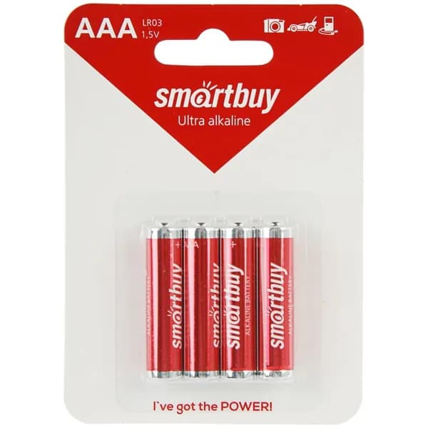 Батарейка LR 3 SmartBuy 4xBL (48/480)#