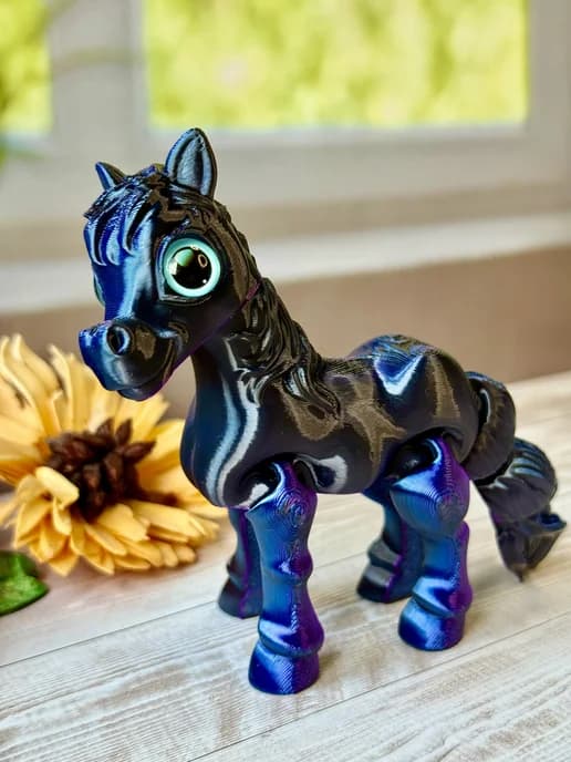 Космическая лошадка 3D игрушка