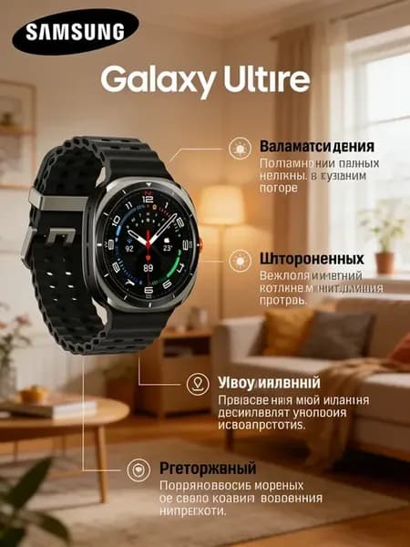 Защищенный экран Galaxy Watch Ultra