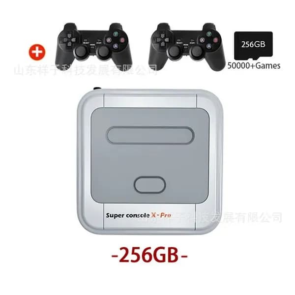Kinhank Super Console X Pro, игровая консоль в стиле ретро 64G 128G 256G (беспроводной контролле