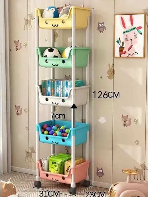 Стеллаж 23×31×126 см