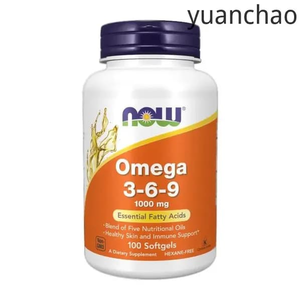 Омега 3-6-9 NOW Omega 3 6 9 1000 мг, 100 гелевых капсул