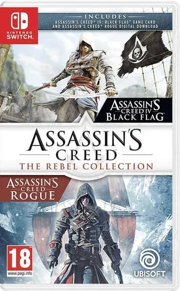 Игра Assassin's Creed: Мятежники. Коллекция (The Rebel Collection) (русская версия) для Nintendo Switch