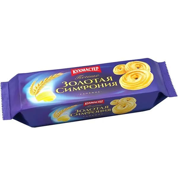 Печенье сдобное Кухмастер Золотая симфония, 230 г