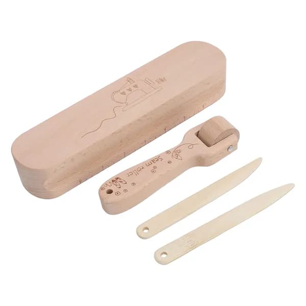 Beech Wood Seam Roller, высококачественный инструмент для сглаживания швов, для швейных работ и декора