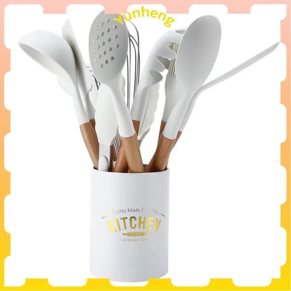 Кухонный набор, силиконовые инструменты, легко чистить, для всех видов пищи