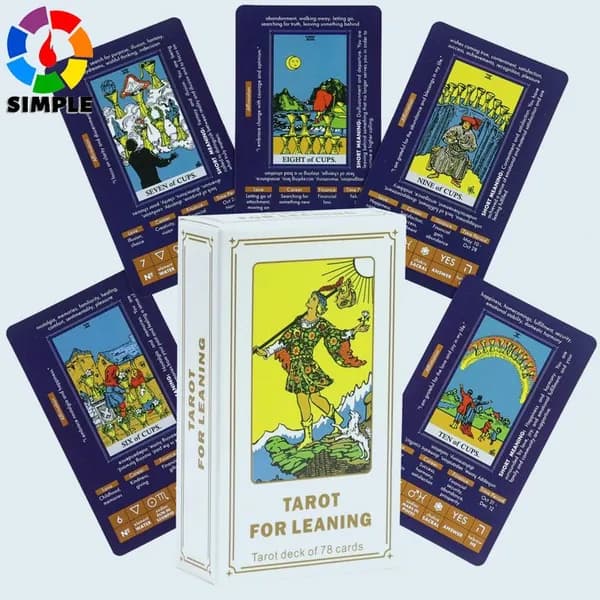 Tarot For Leaning Card deck Колода карт Таро для обучения