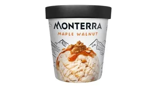 Мороженое пломбир Monterra Грецкий орех с кленовым сиропом 480 мл