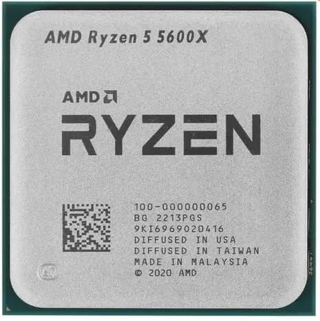 Процессор AMD Ryzen 5 5600X (100-000000065) OEM - AM4, 6 х 3.7 ГГц, L2 - 3 МБ, L3 - 32 МБ, 2хDDR4-3200 МГц, TDP 65 Вт
